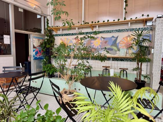 Inside of Cafe Miyano-Yu