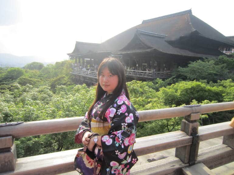 Atop Kiyomizudera