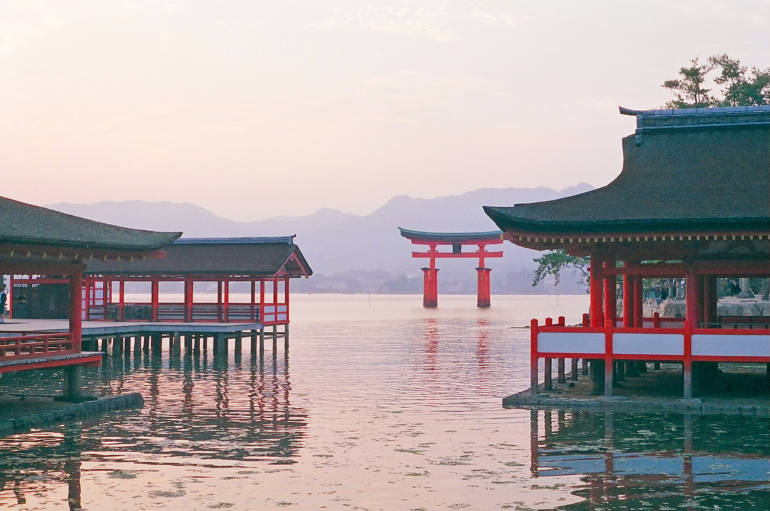 Miyajima Shrine Hiroshima Japan JR West