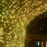 Winter city illumination