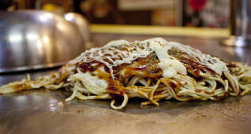 Closer Look at a Delish Okonomiyaki