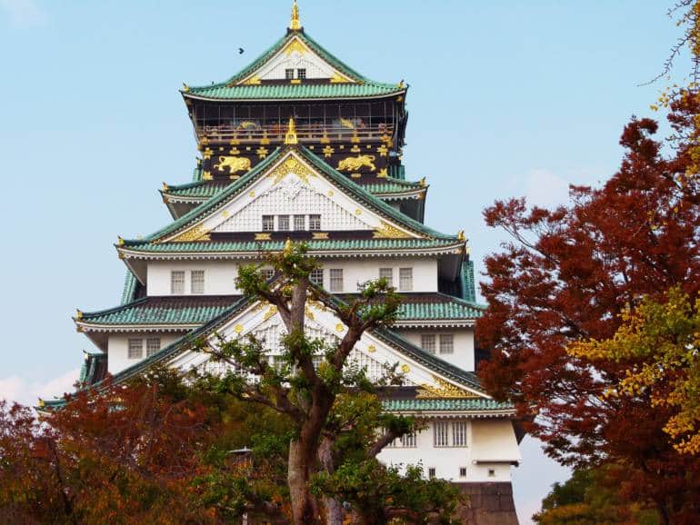 osaka castle autumn