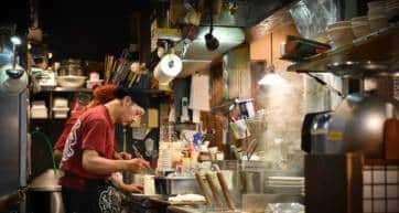 Japanese noodle dish restaurant