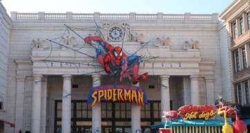 Spiderman attraction at USJ