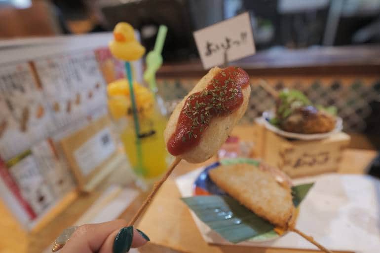 Corndog at Aiyo!