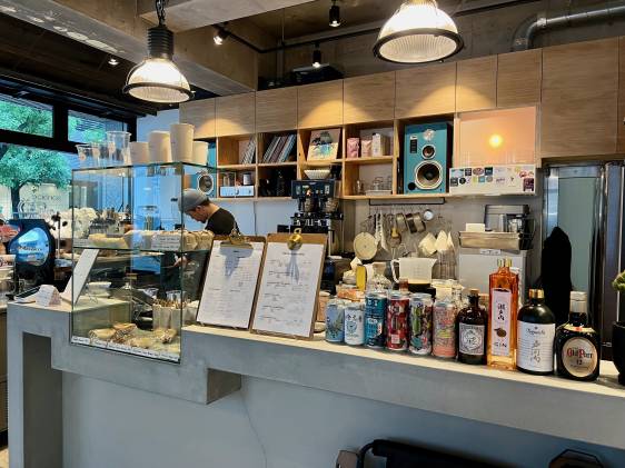Inside of Ima Coffee Stand