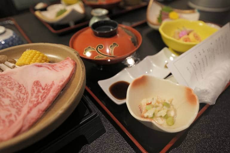 masuya ryokan dinner
