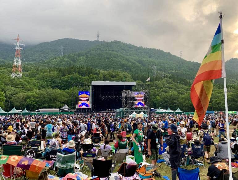 fuji rock green stage