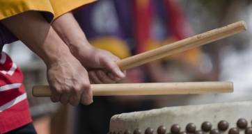 taiko drummers