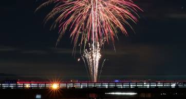 arashiyama fireworks