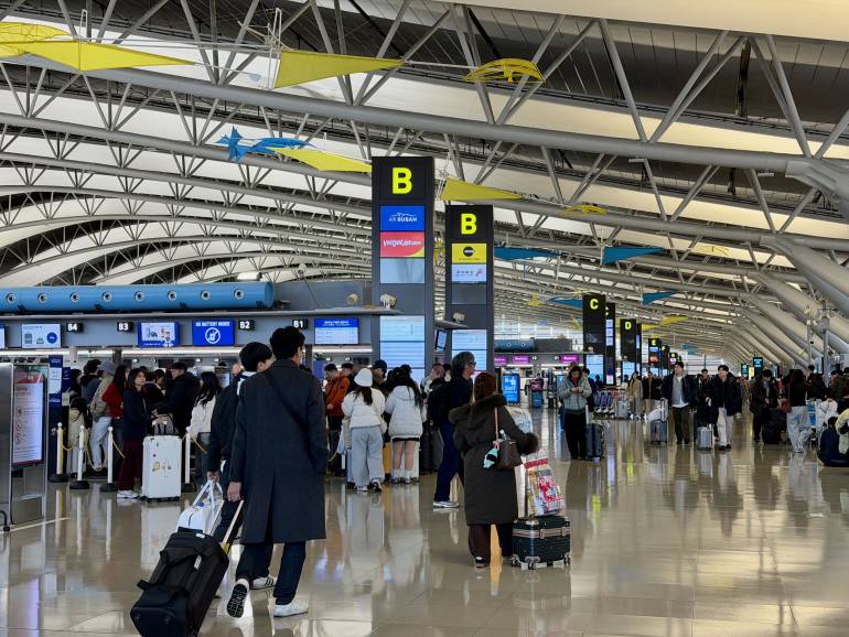 International Departures at Kansai International Airport
