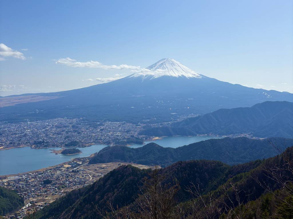 View of Mt Fuji from Yamanashi