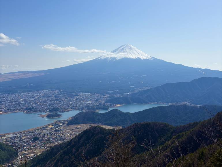 View of Mt Fuji from Yamanashi
