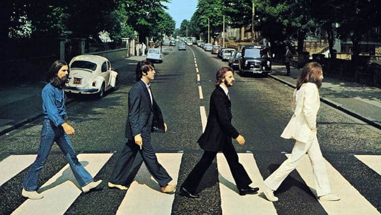 The infamous cover image of The Beatle's 'Abbey Road' album was taken in 1969