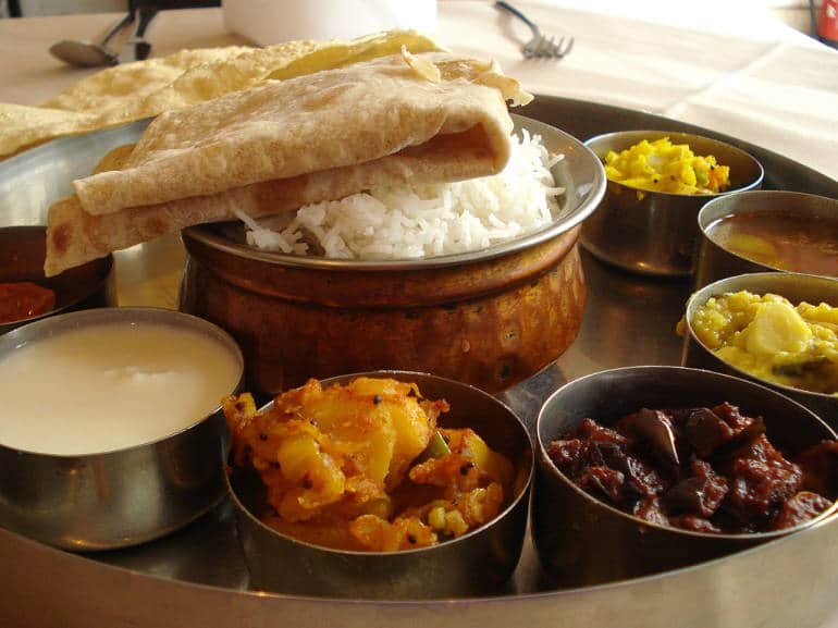 Thali is a great way to try a variety of tasty dishes at an affordable price