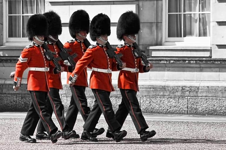 The Changing of the Guard at Buckingham Palace