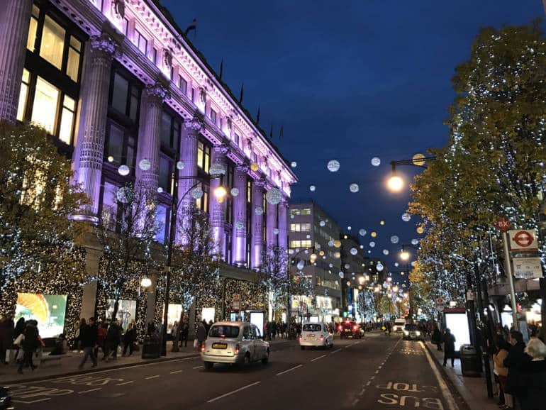 Oxford Street Christmas Lights London Cheapo