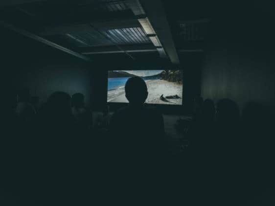 A small film screening