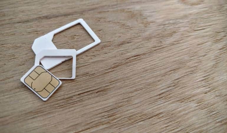 UK SIM cards sizes