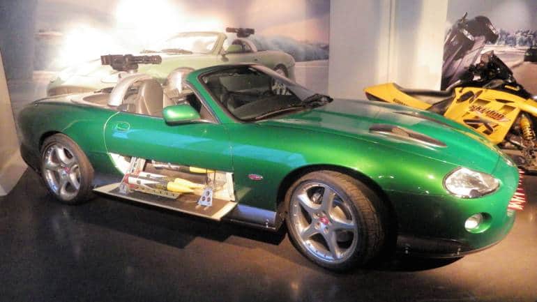 sports car in an exhibtion