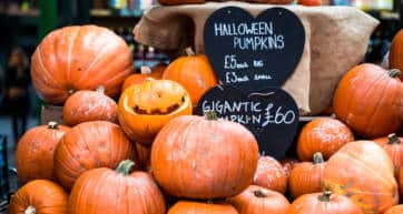 Halloween pumpkins, London