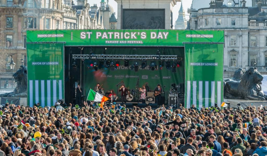 Celebrating St Patrick's Day in London