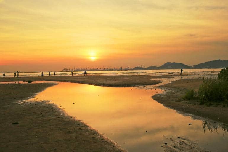 sunset at Ha Pak Nai